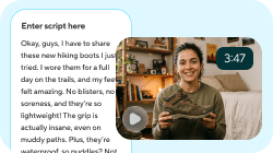 Script to Video AI for Fast Video Creation